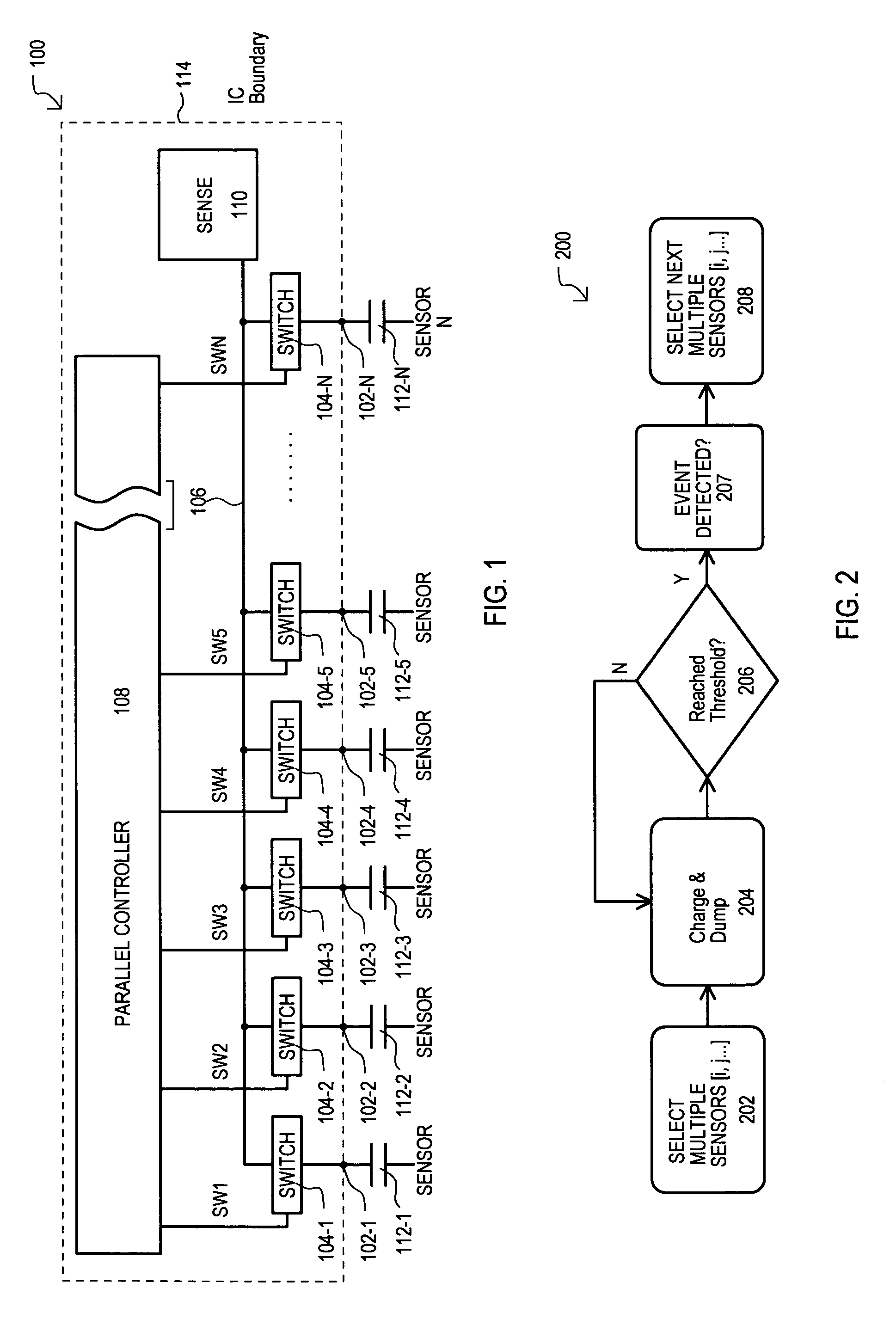 Scan method and topology for capacitive sensing