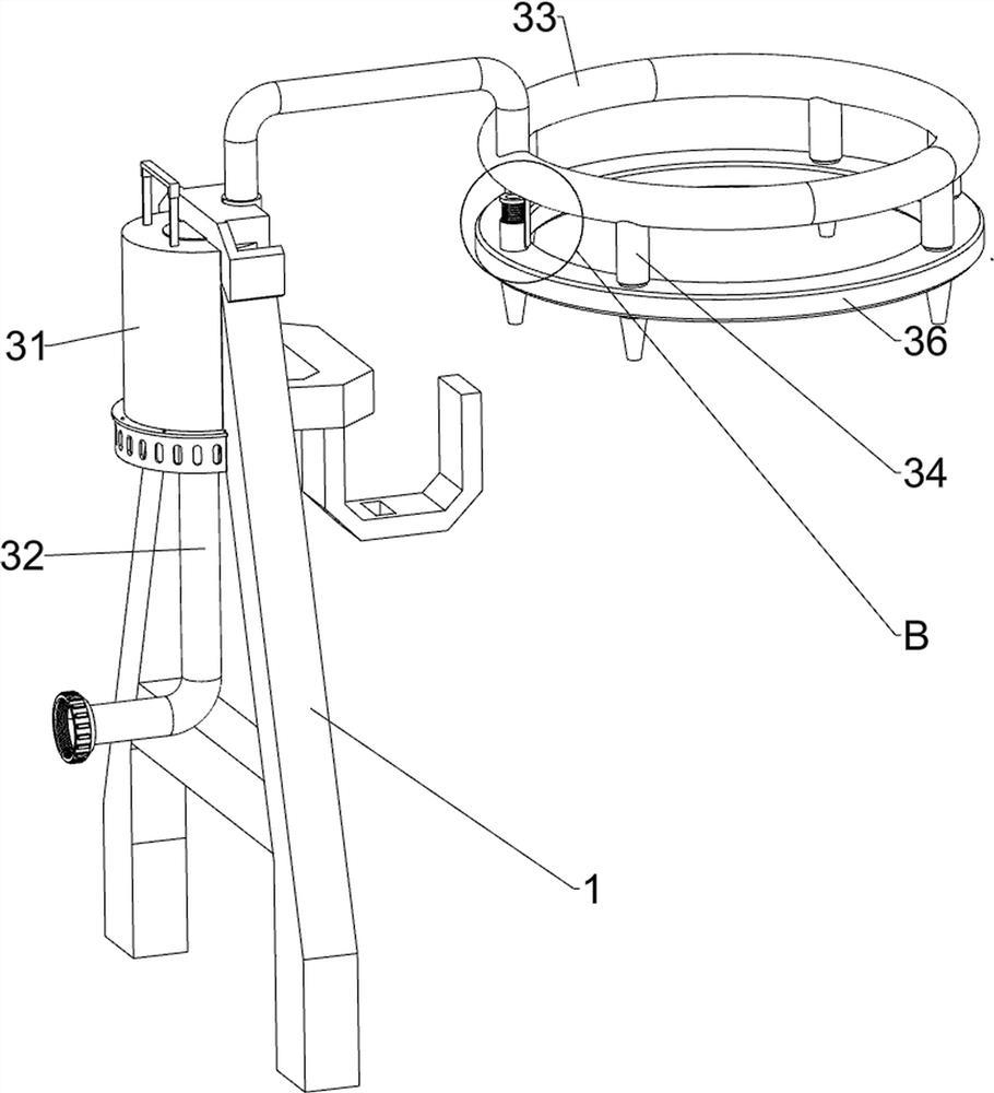 Water injection auxiliary demolding device for plastic product processing and forming