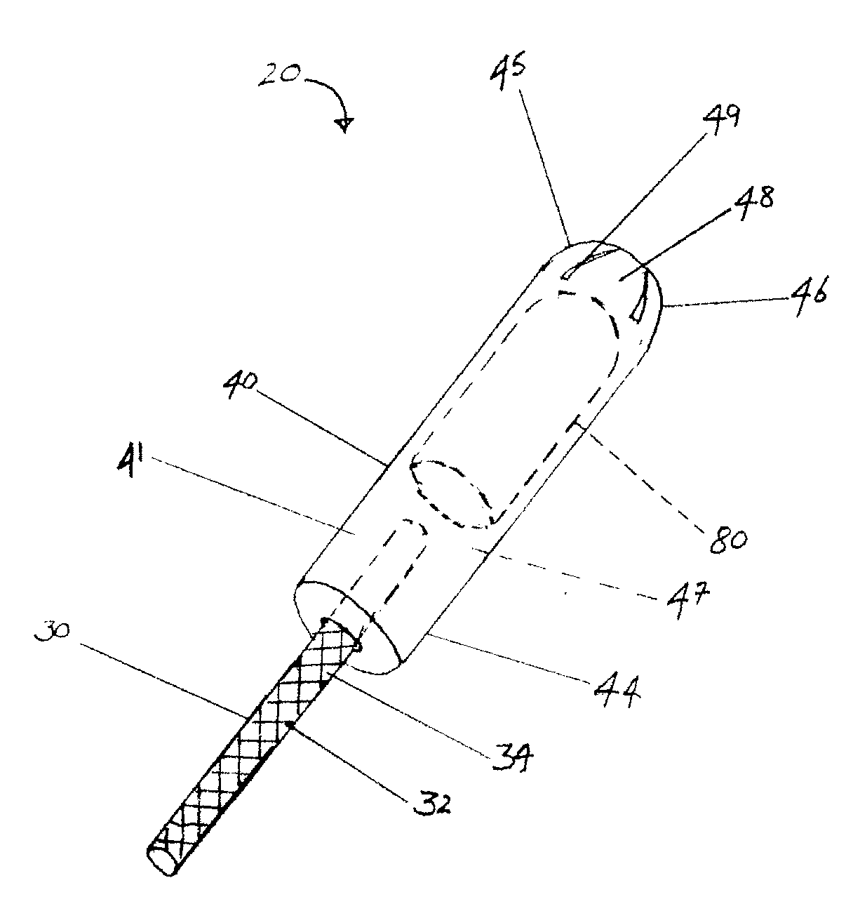 Applicator having plunger with gripping elements