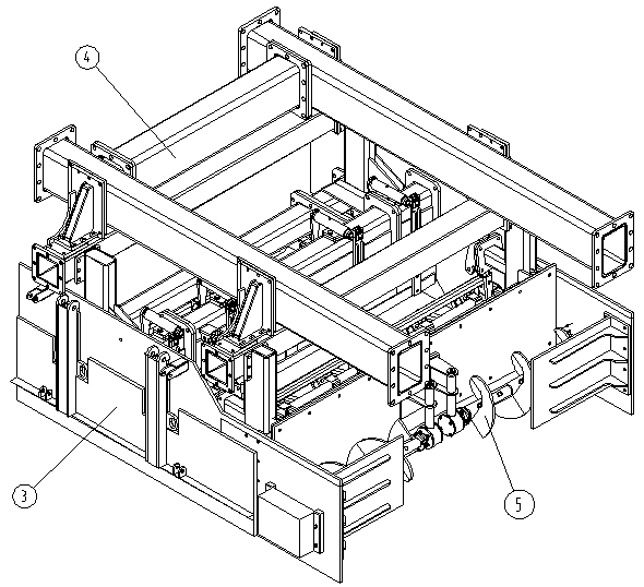 Slide mold paver provided with postposed mold mechanism