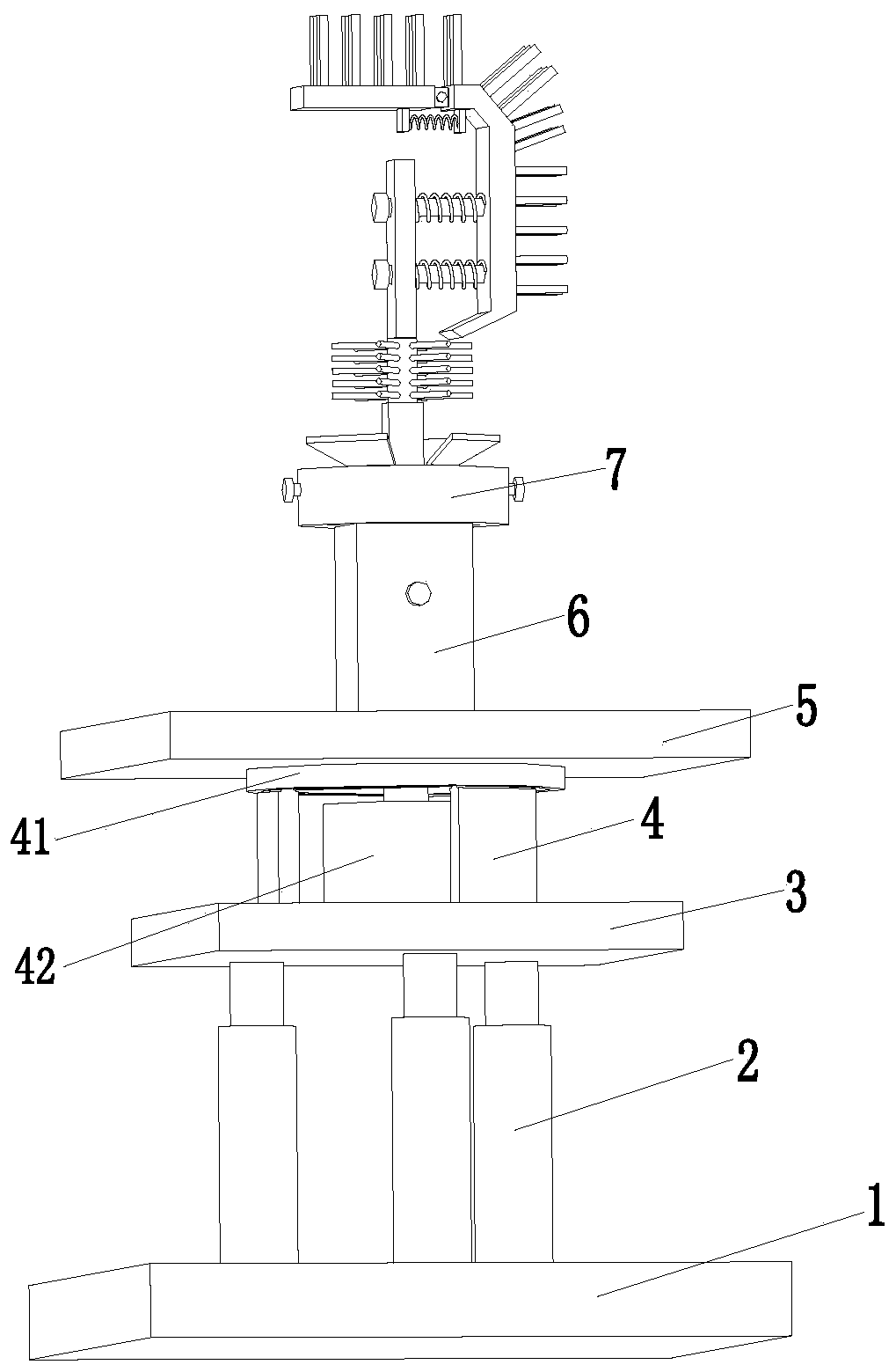 Medical glass bottle scrubbing device and scrubbing method