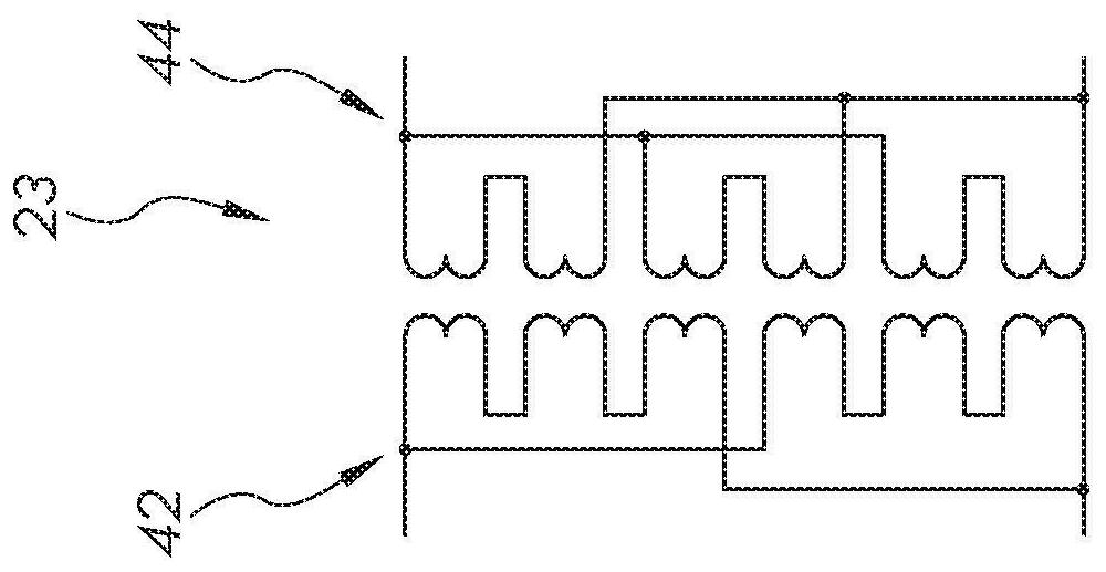 Matrix power transformer system, modular power transformer, and method of assembling same