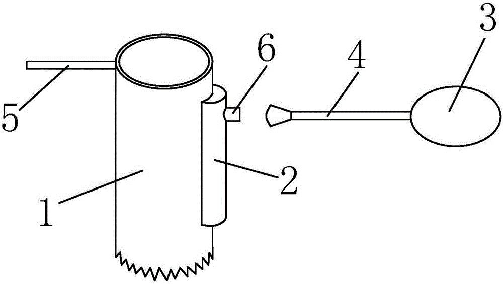 Drill sleeve provided with water spray rubber ball