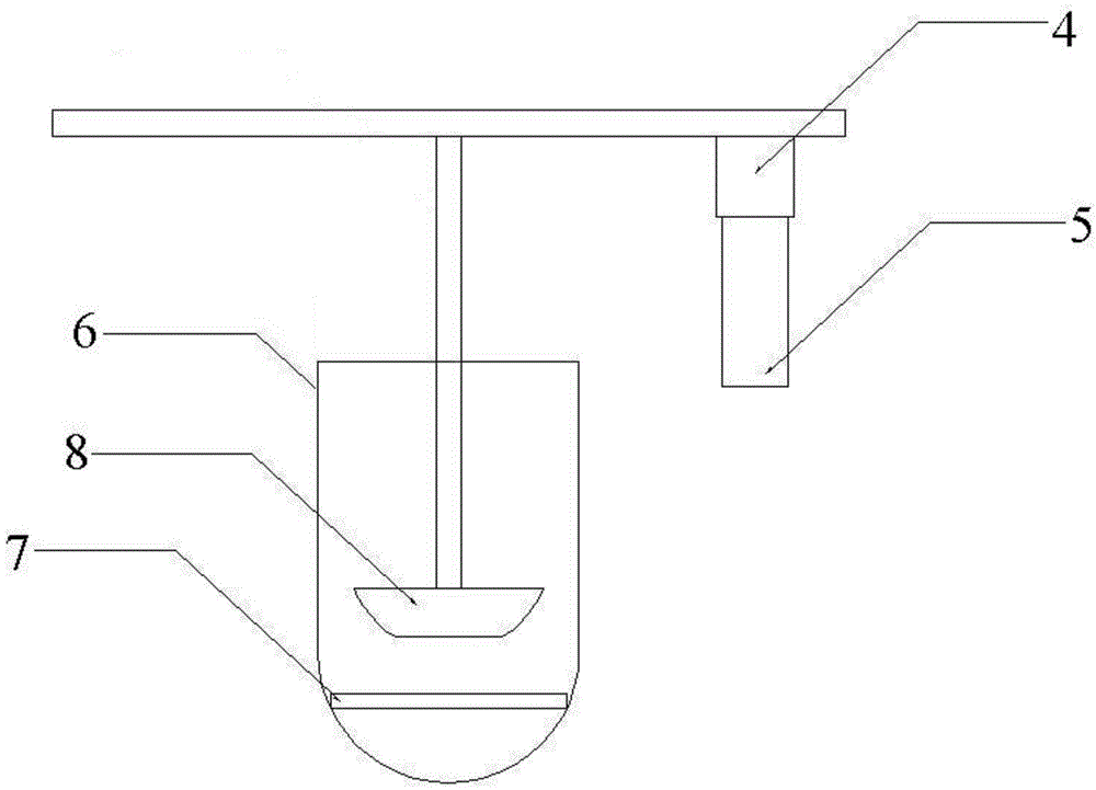 Paddle and disc positioned sedimentation equilibrium device