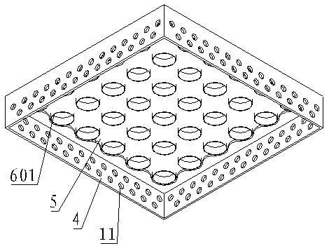 Battery heat dissipation device for new energy automobile