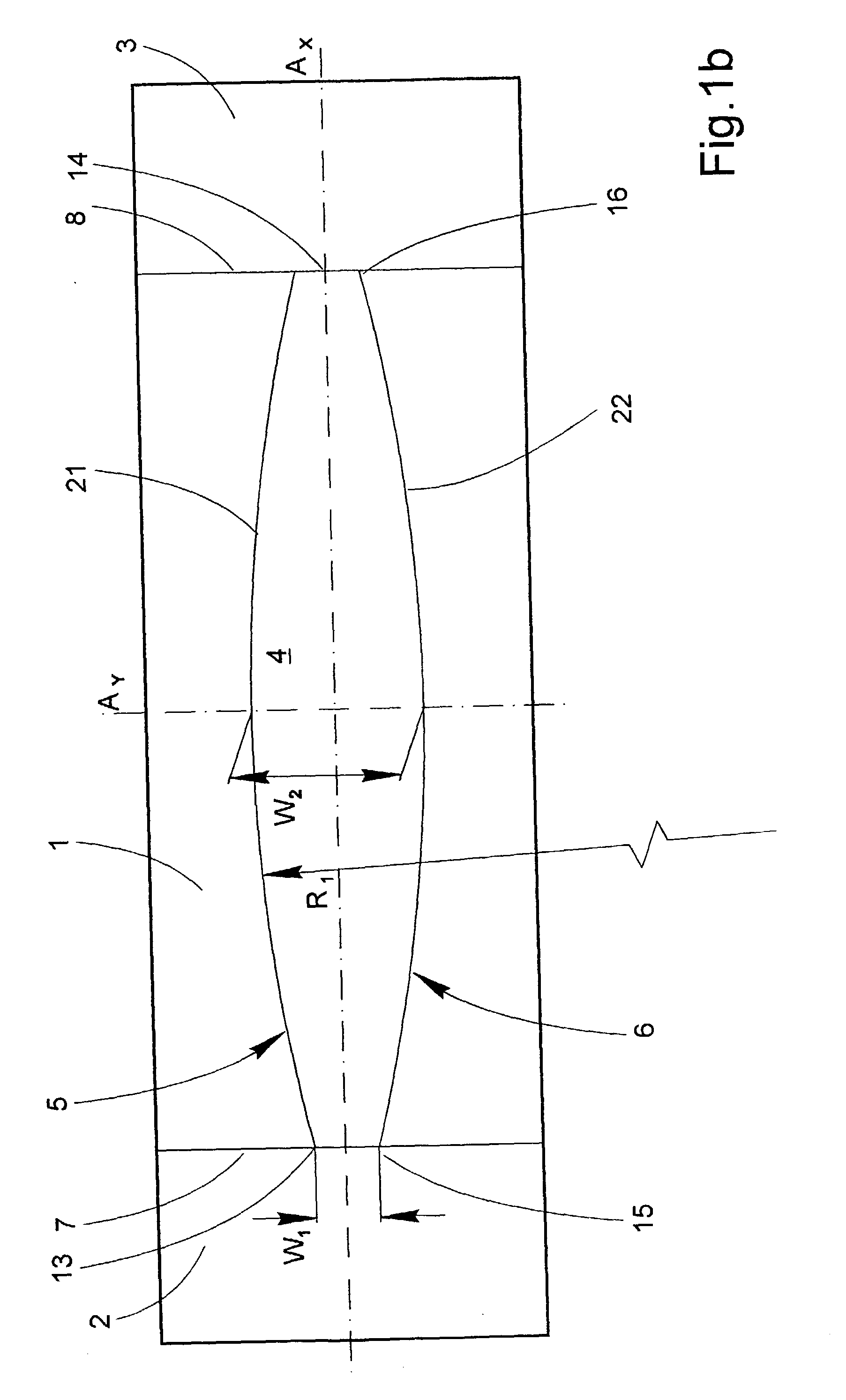 Container for a stack of interfolded tissue sheets and a method for manufacturing such a container