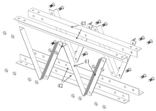 Fabricated truss girder steel beam tube structure system adopting full bolt connection