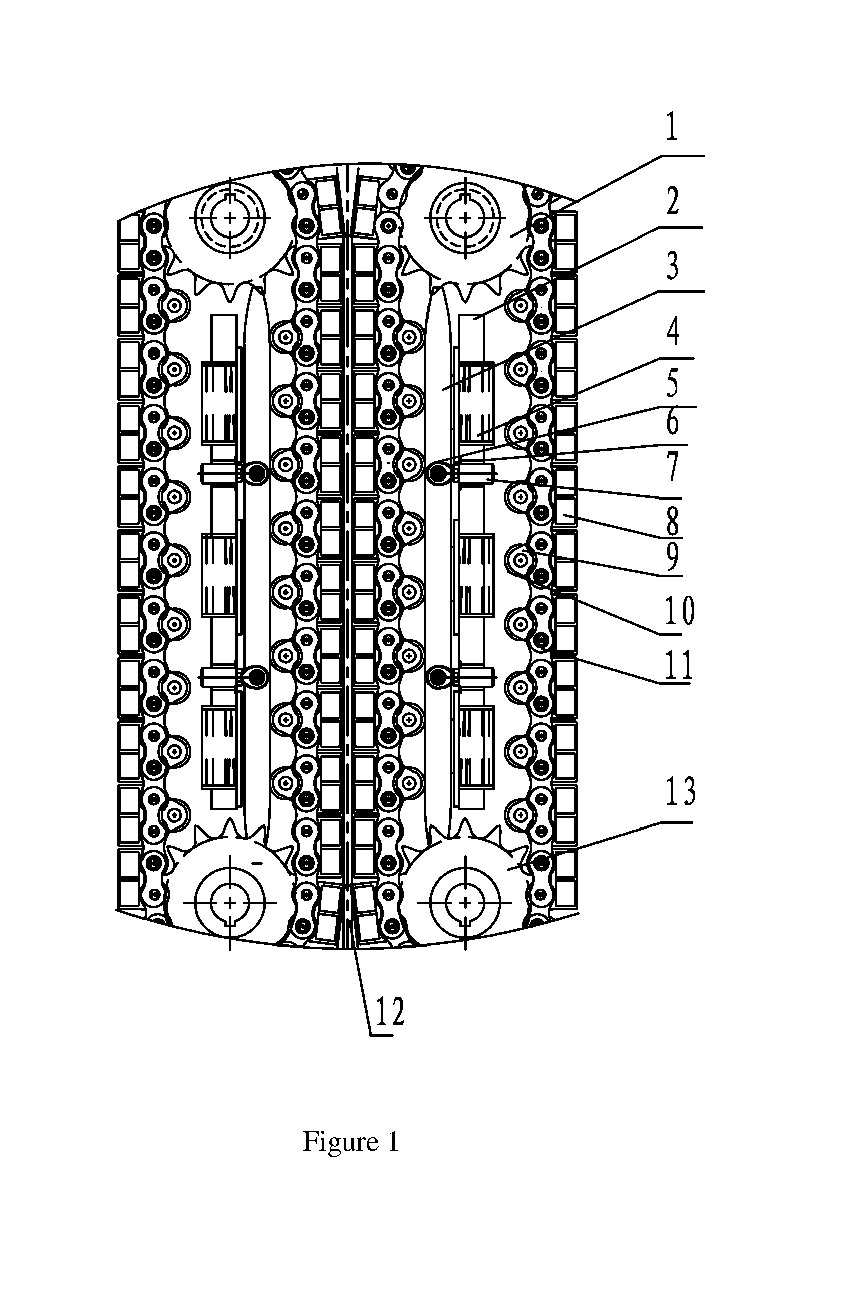 Floating Clamping Device for Injection Head of Continuous Oil Pipe