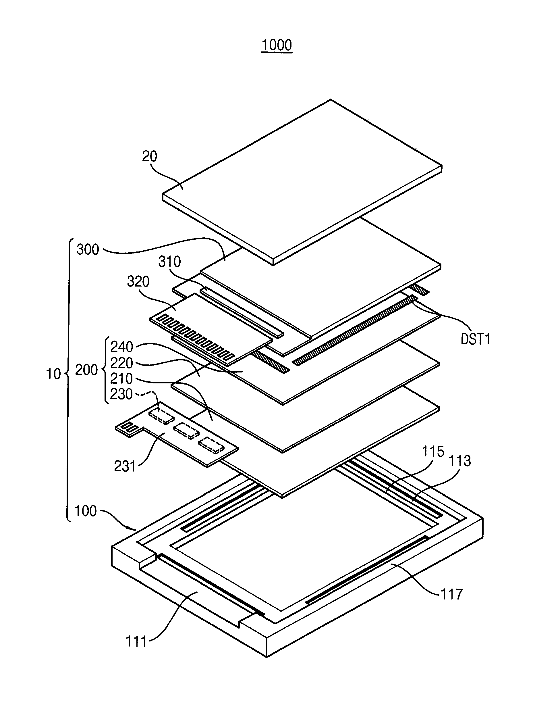 Liquid crystal display apparatus having improved light leakage characteristics