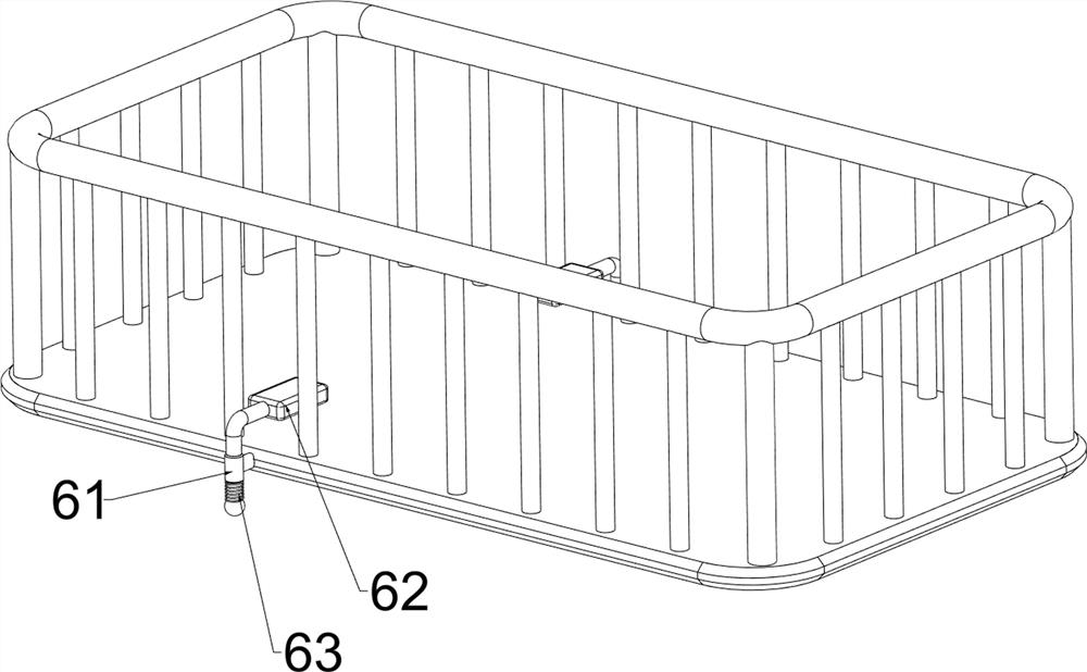 Shaking type infant resting bed