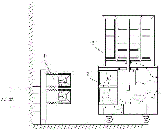 Movable type intelligent refrigerator