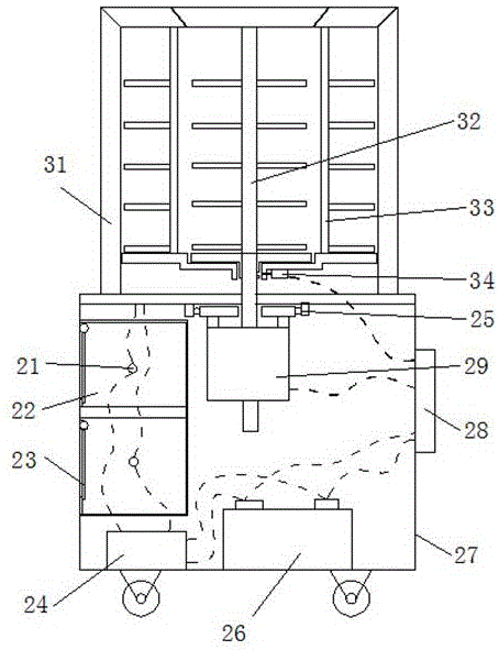 Movable type intelligent refrigerator