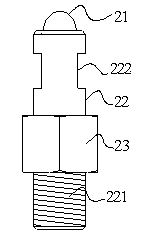 Leveling method of three-point supporting platform