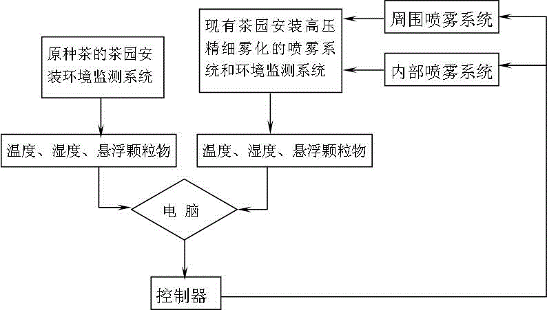 Cultivation method for organic Longding tea