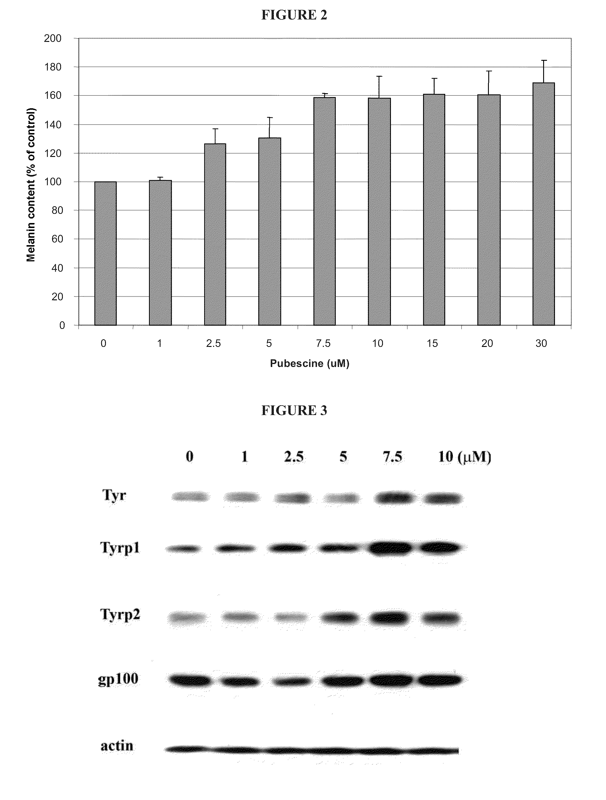 Indole alkaloid compounds as melanogenesis promoters and uses thereof