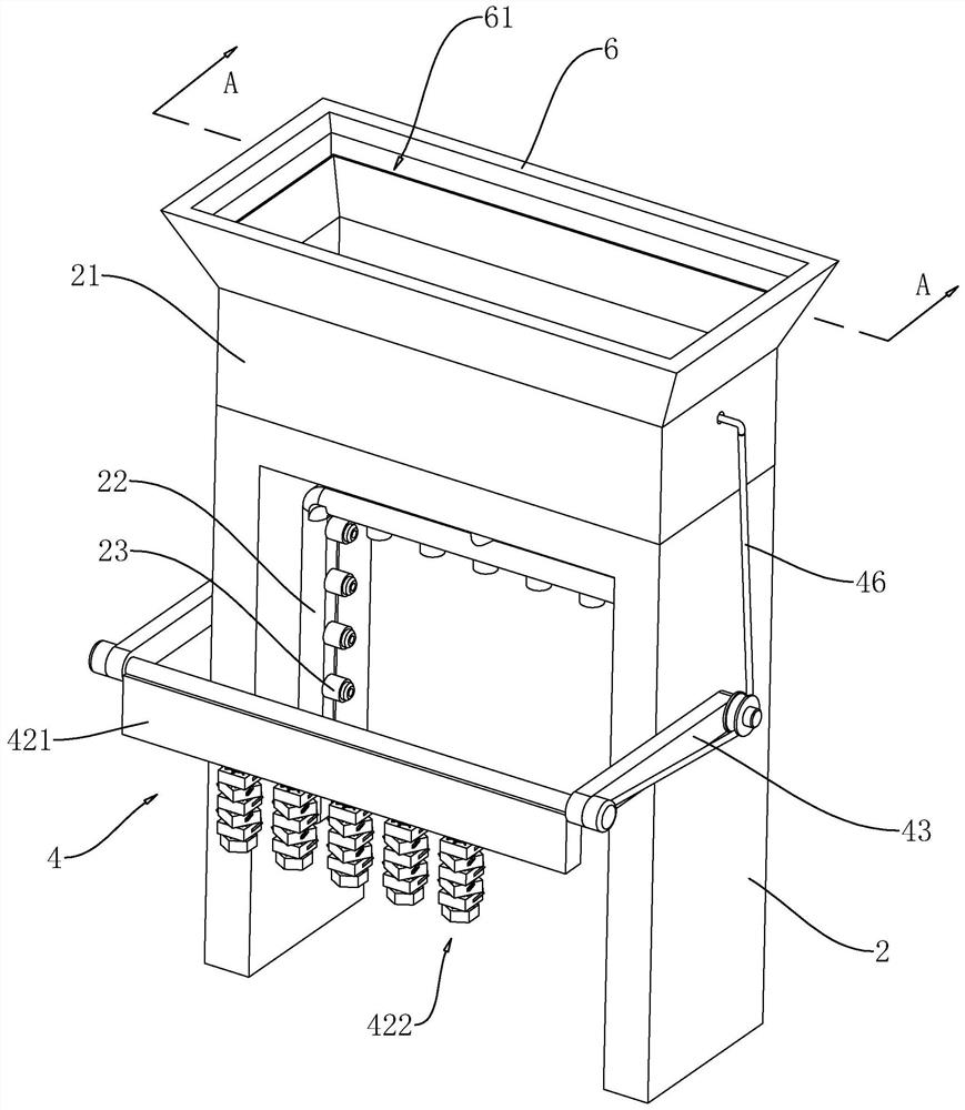 Construction waste recycled aggregate treatment device and treatment process thereof