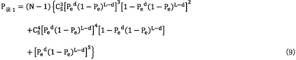 Improved 'five to three' method for remote control instruction bit-by-bit judgment