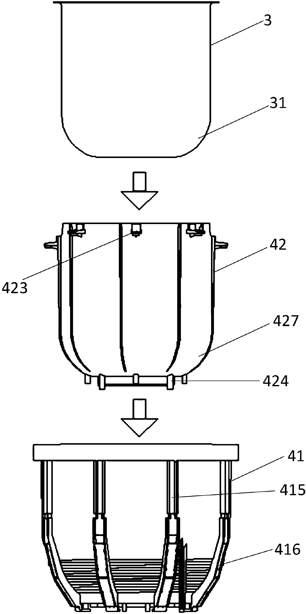 Electric cooker with refrigeration and heat insulation functions