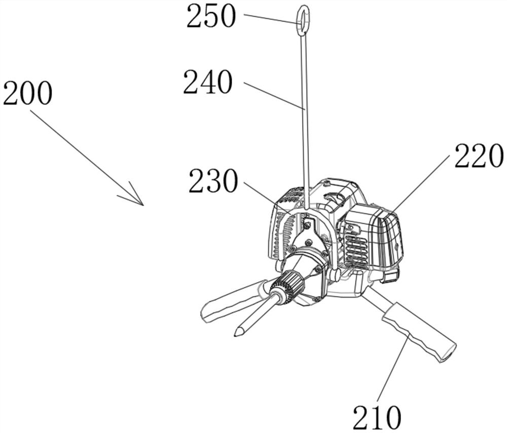 Wall breaking device for constructional engineering