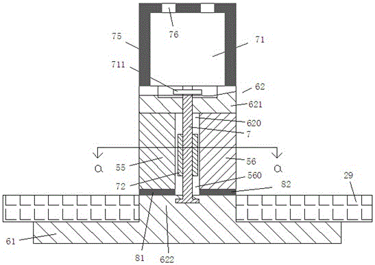 A plate fixing device for welding with stable operation and noise reduction