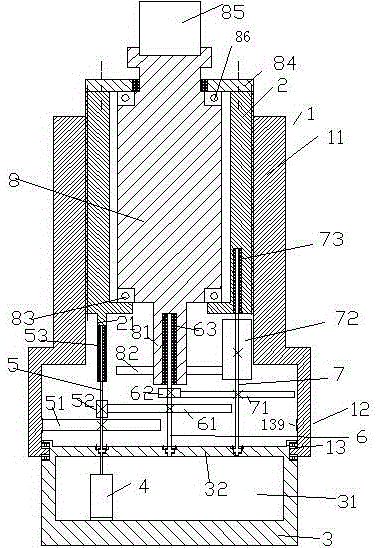A helical gear machining mechanism