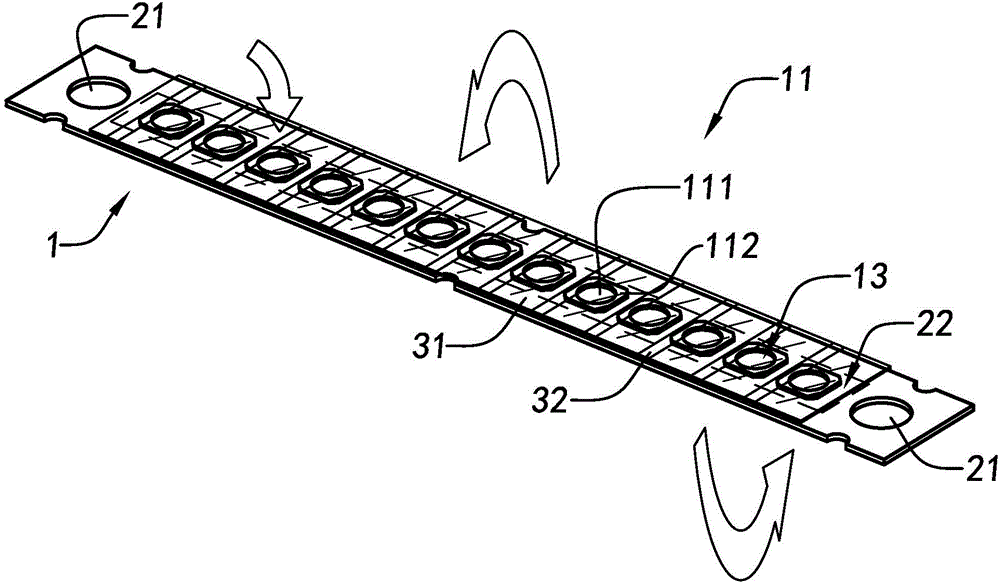 Auxiliary material used for attaching modules, and molding method and attaching method thereof
