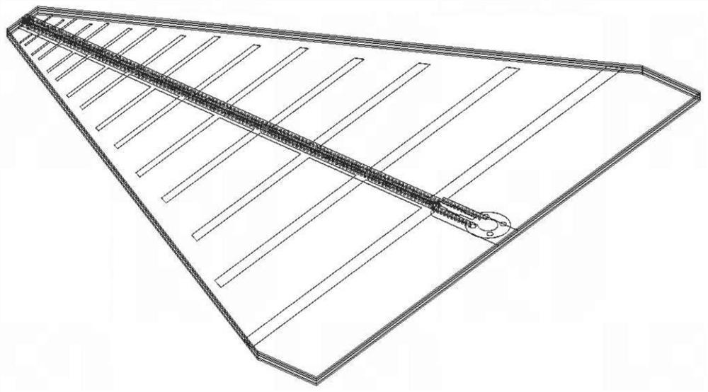 Ultra-wideband wide-beam embedded end-on-fire skin antenna