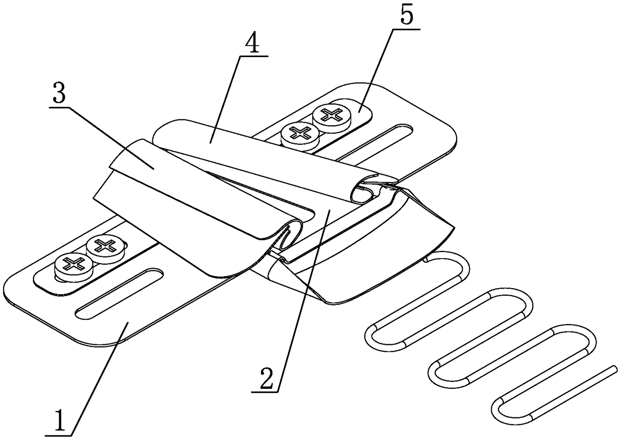 Intermediate cloth splicing method
