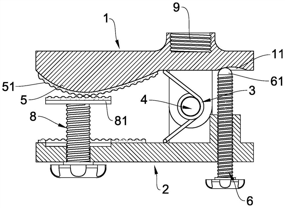 Firmly-clamping lever-type clamping device