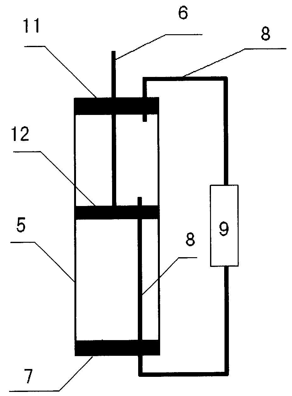 Method and device for internal wall ceramic treatment of steel and iron pipe casting