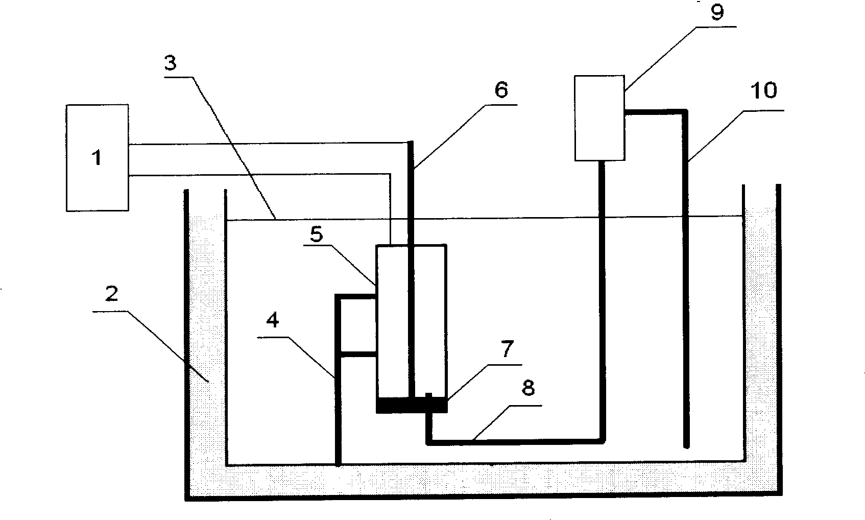 Method and device for internal wall ceramic treatment of steel and iron pipe casting