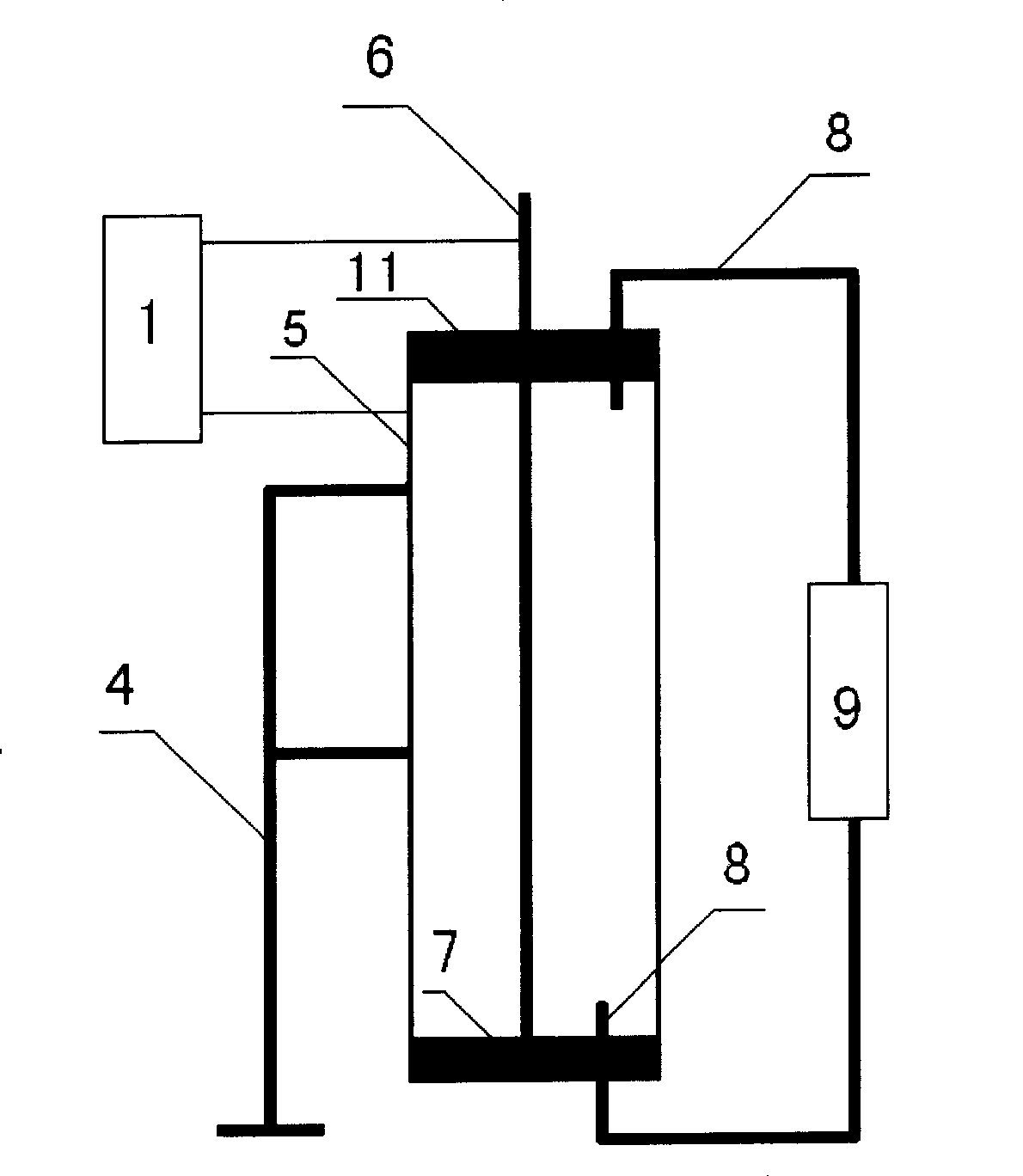 Method and device for internal wall ceramic treatment of steel and iron pipe casting