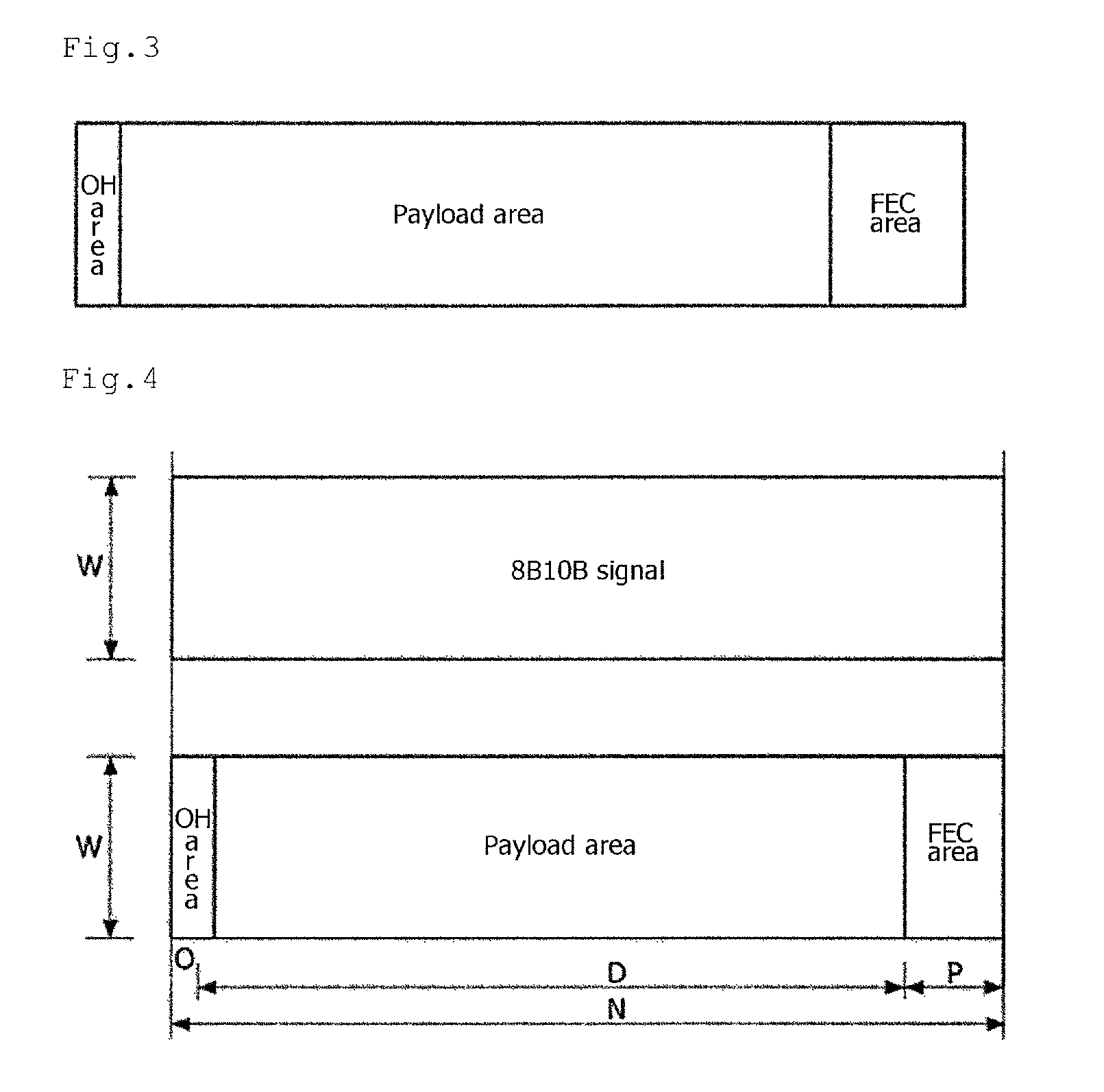 Optical transceiver and data mapping method using thereof