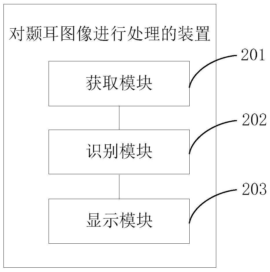 A method and device for processing temporal ear images