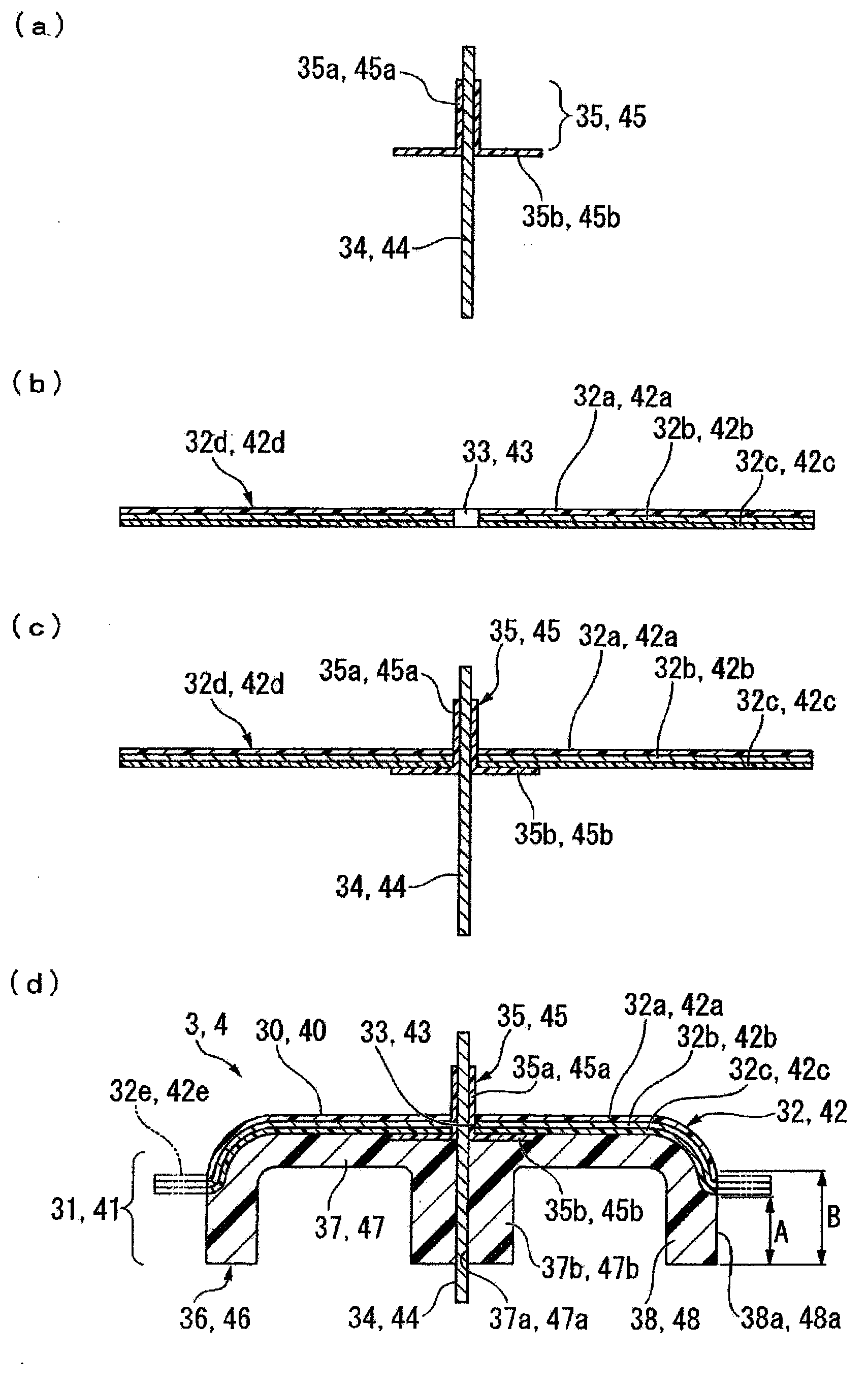 Sealing member, manufacturing method for sealing member and container for electric storage device