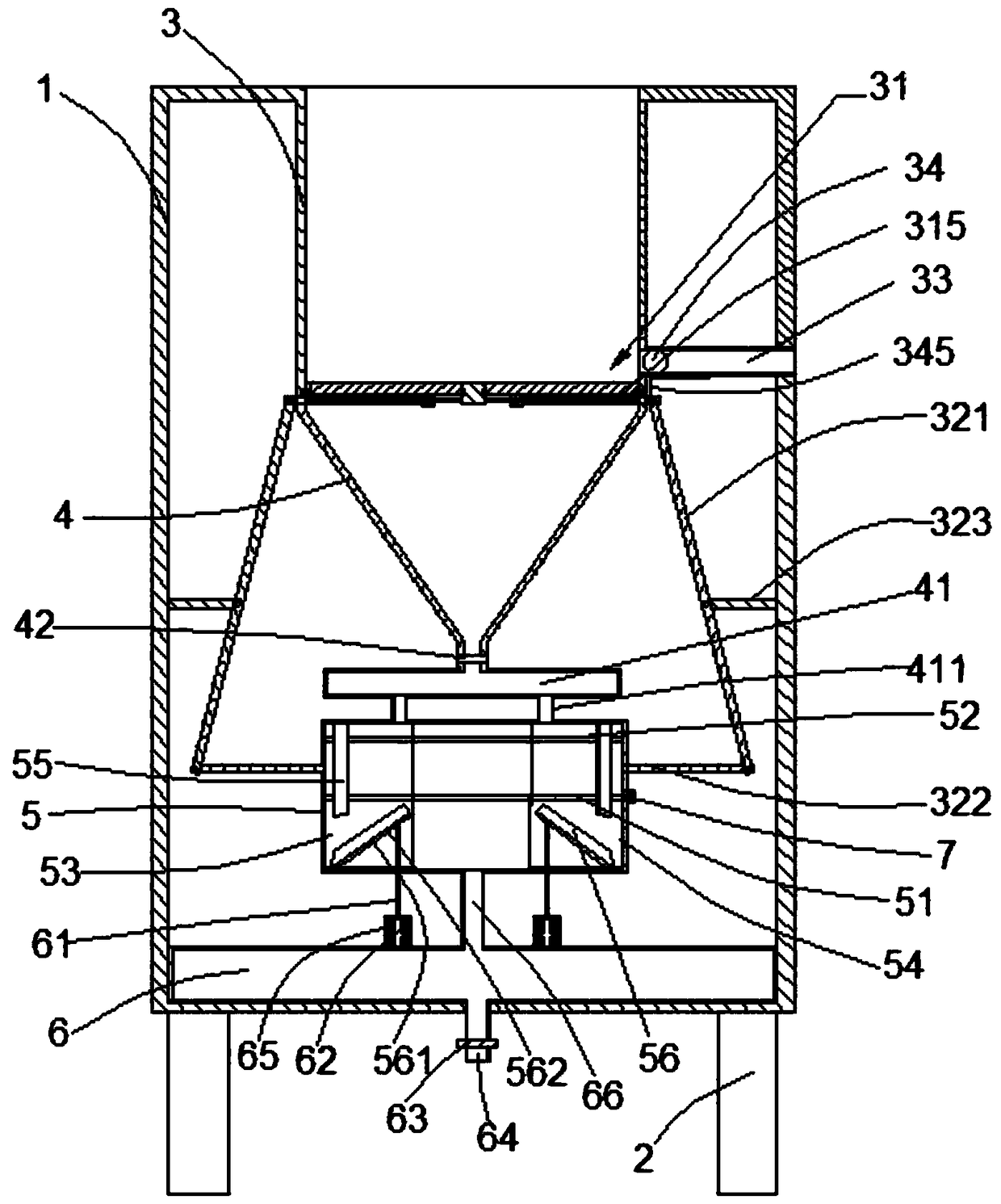 A sewage separation and environmental protection treatment device