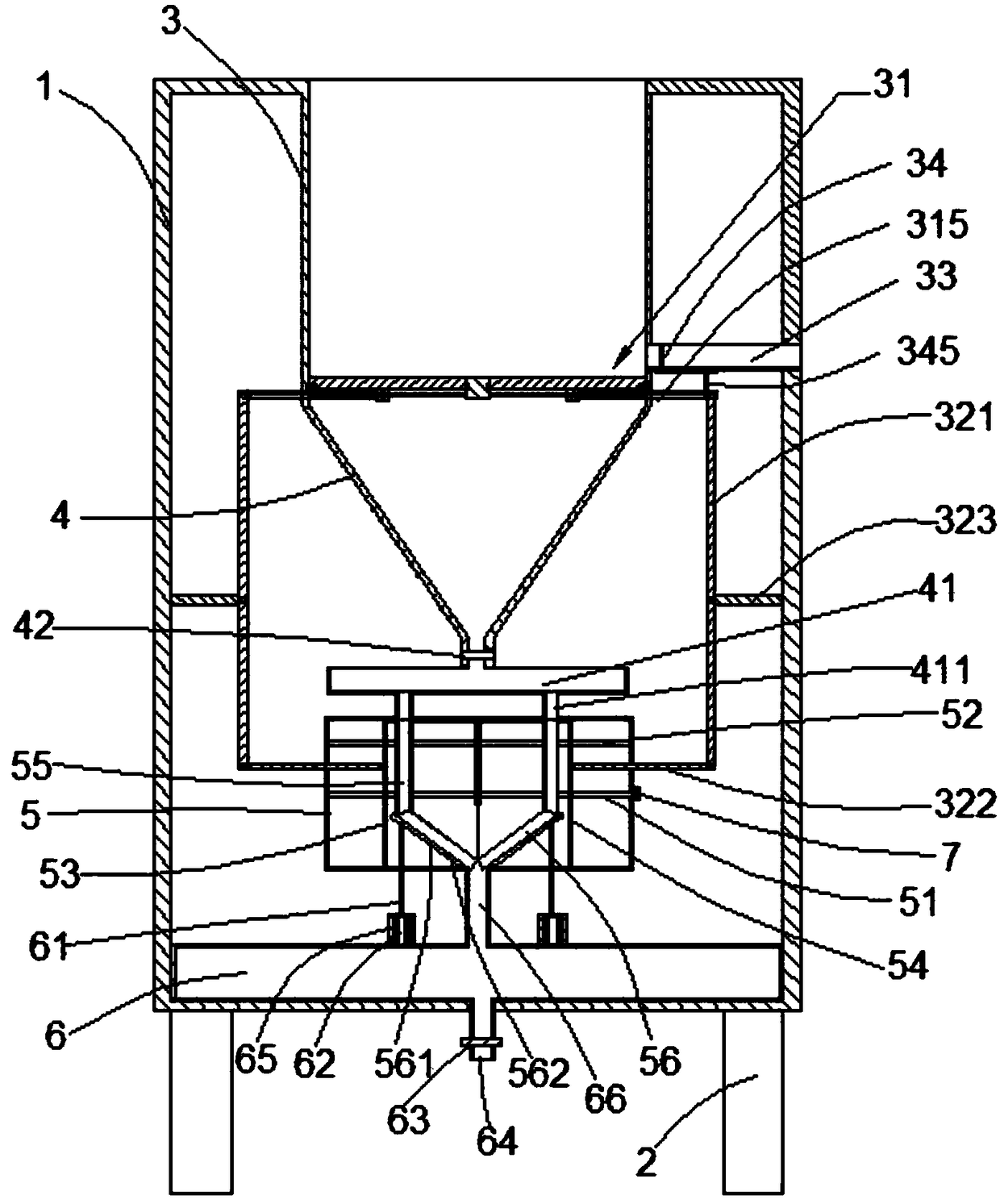 A sewage separation and environmental protection treatment device