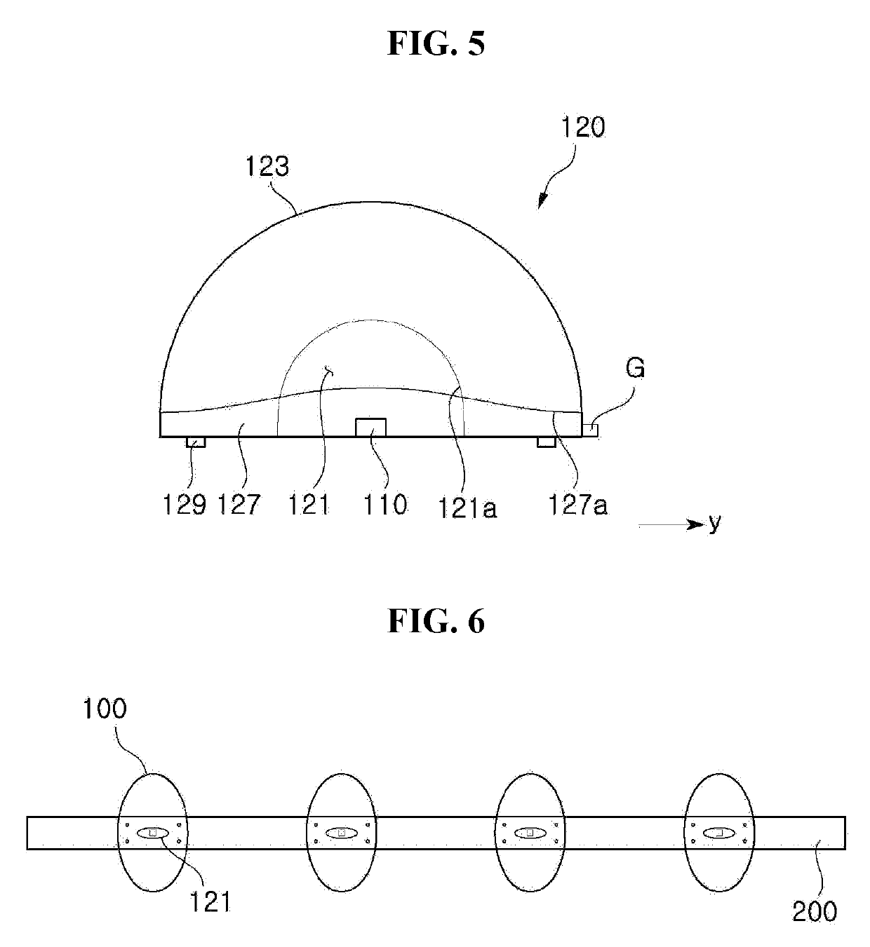 Display device, backlight unit, light emitting module and lens