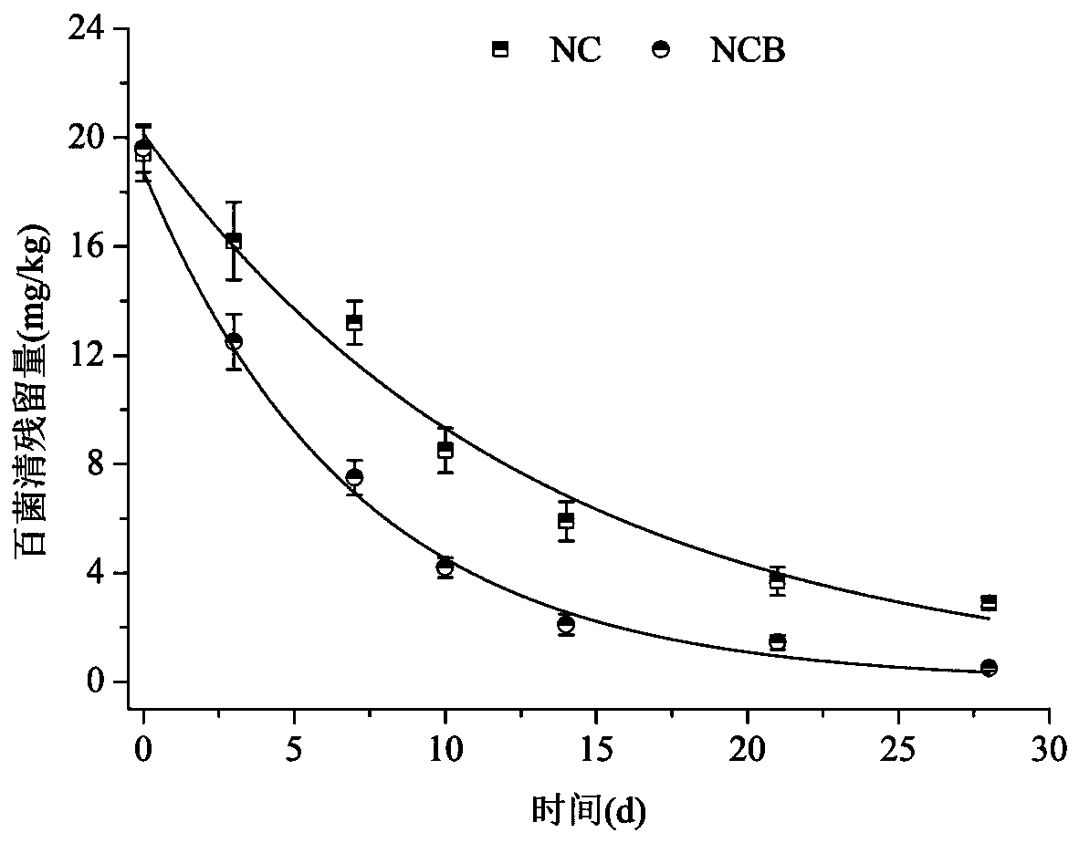 A high-efficiency chlorothalonil-degrading bacterium and its application in greenhouse soil environment