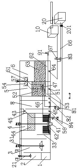 An integrated water treatment device and a water treatment method