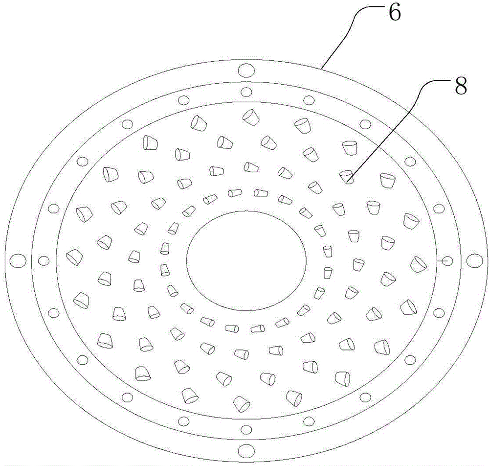 Flat plate type burner and burning heating system