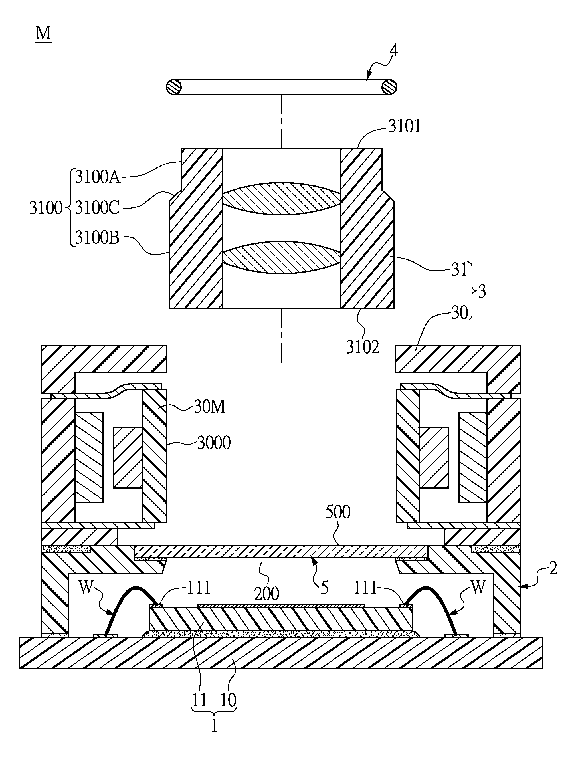 Image capturing module having a built-in flexible dustproof structure