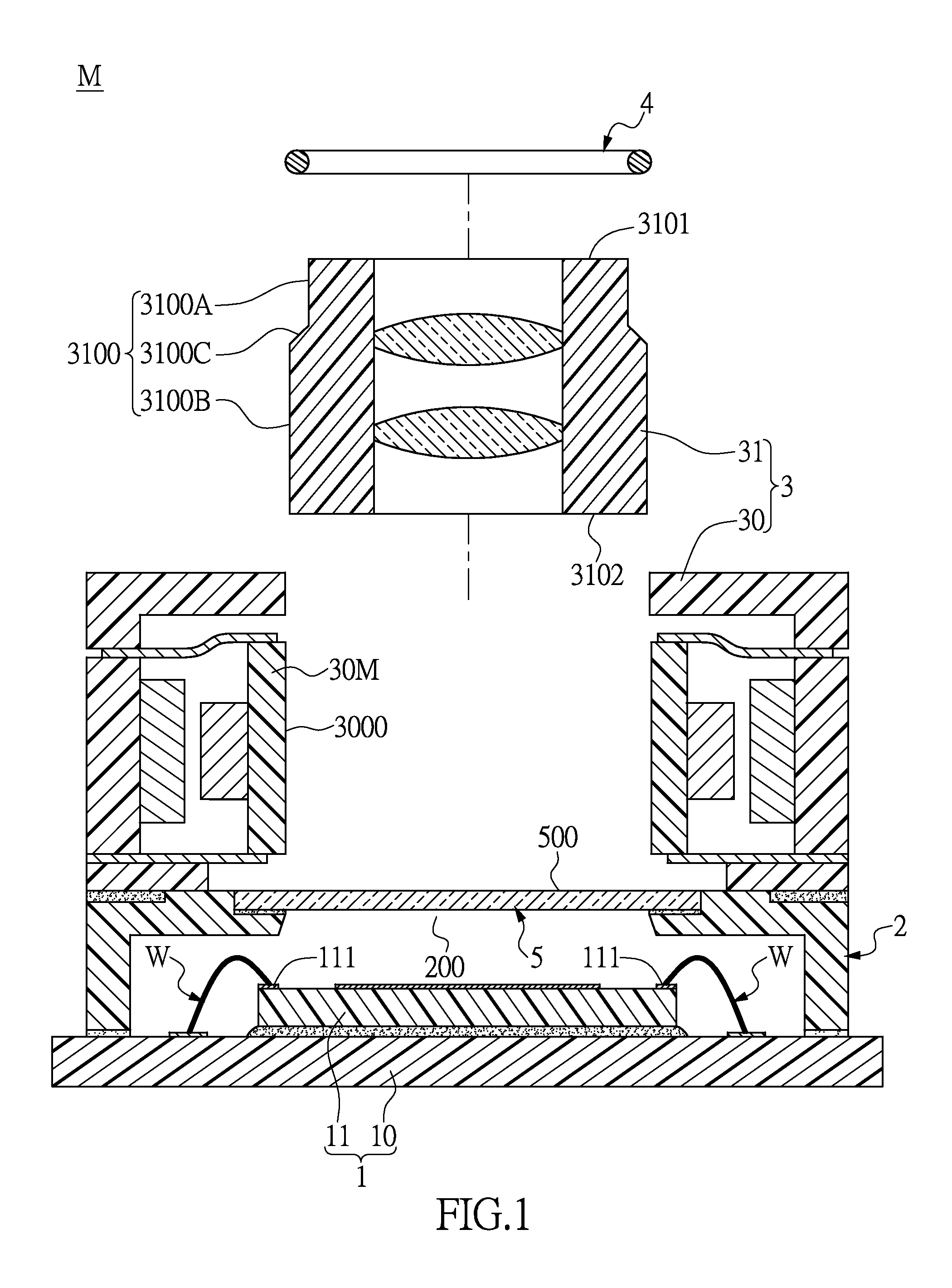 Image capturing module having a built-in flexible dustproof structure