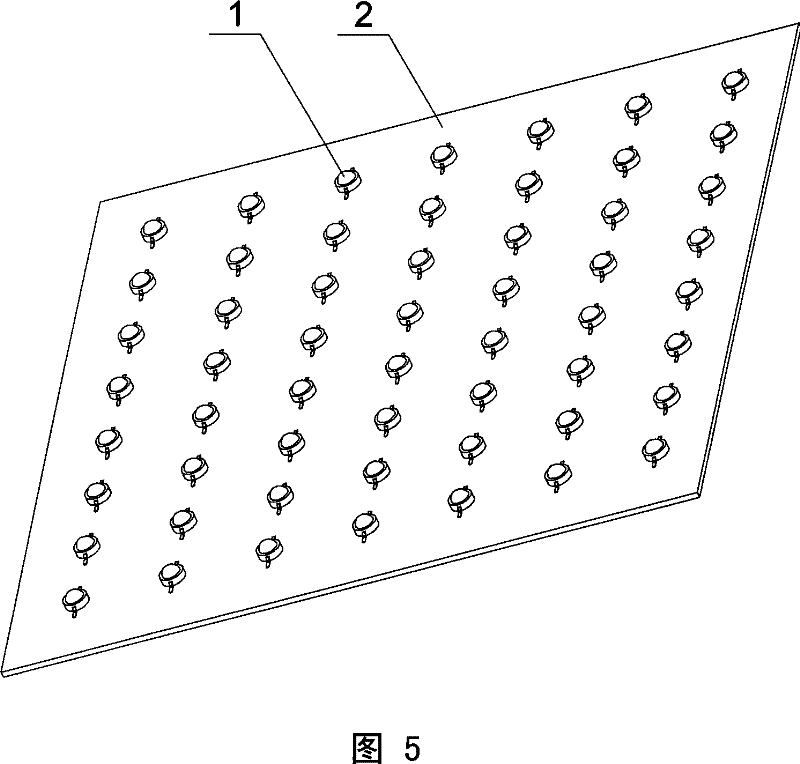 High-power LED aluminum substrate integrated module