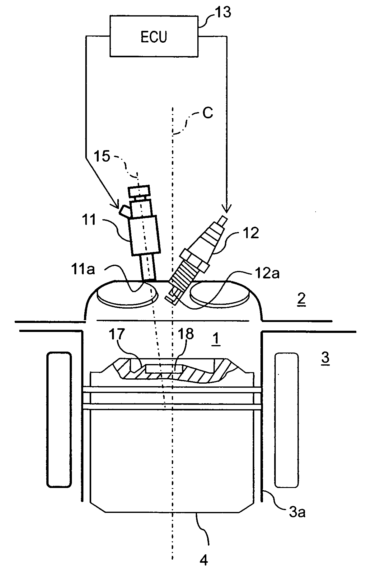 Direct fuel injection engine