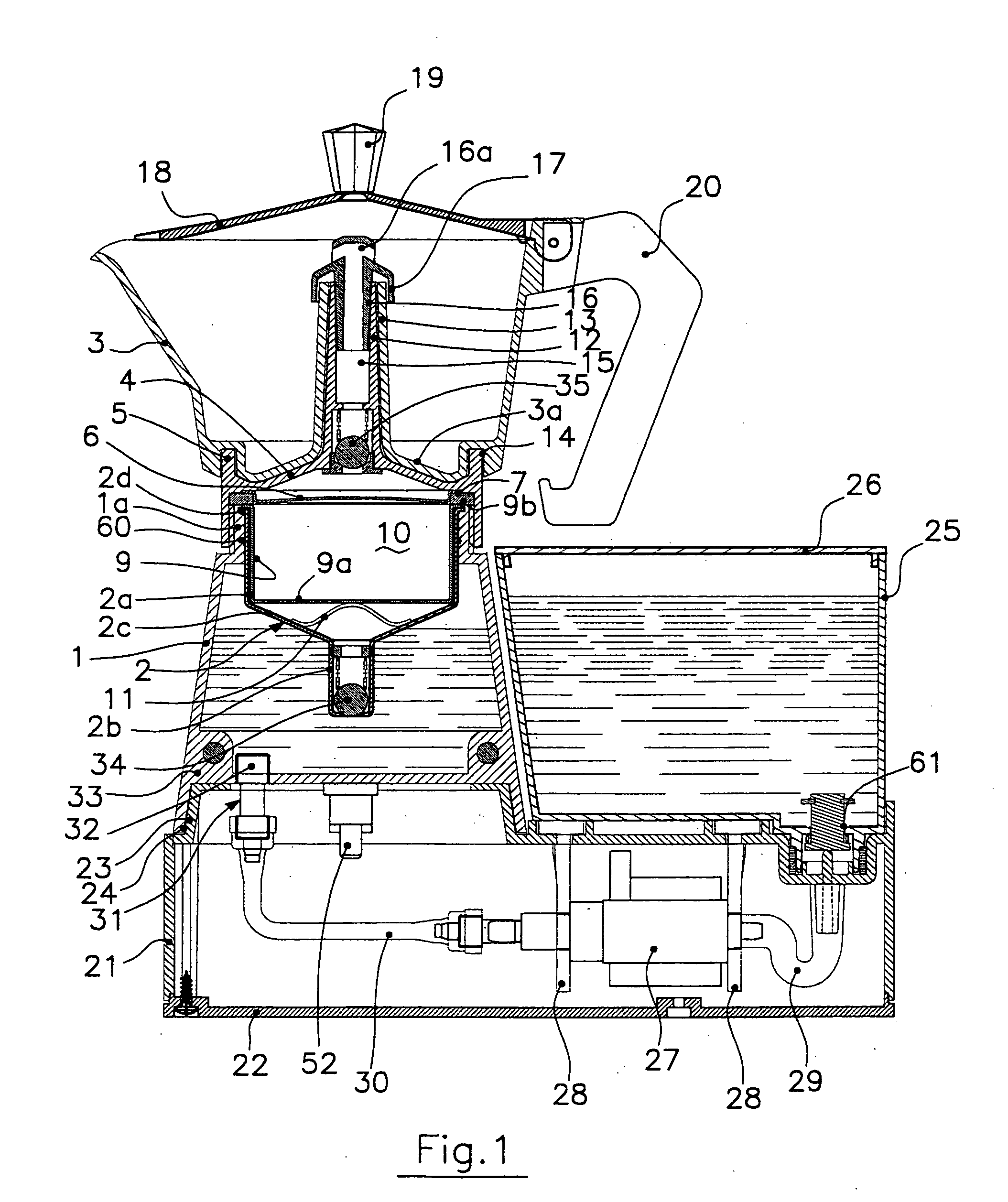 Apparatus for the production of espresso coffee and the like