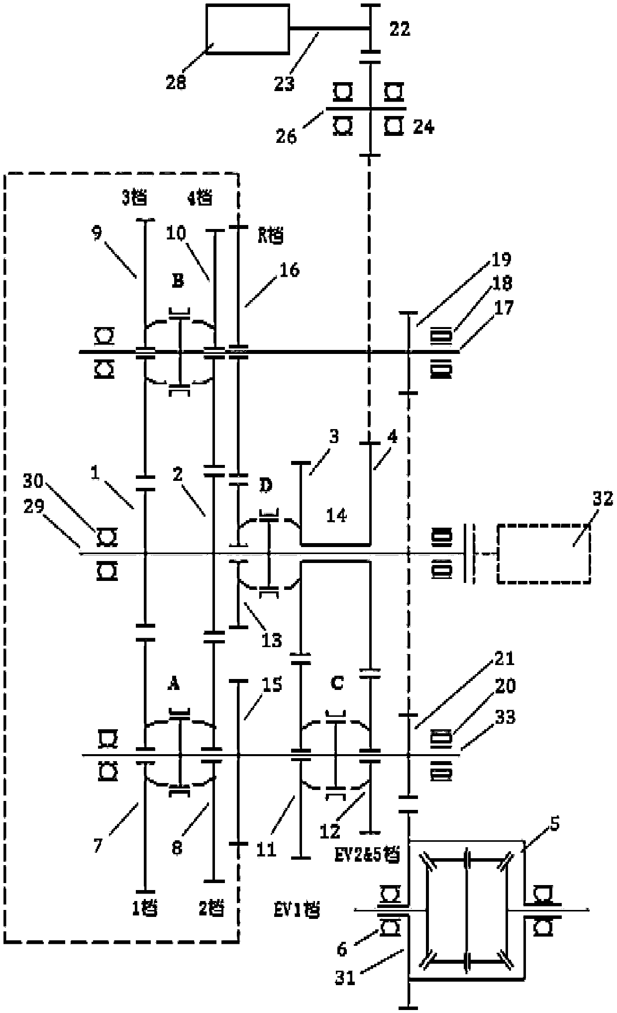 Hybrid power transmission