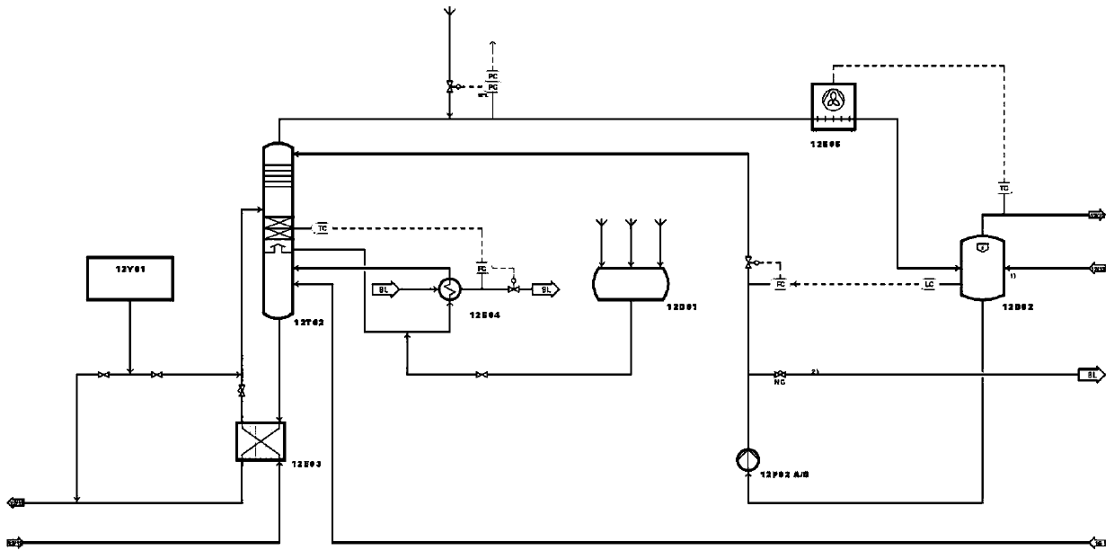 A coal bed gas liquefaction process