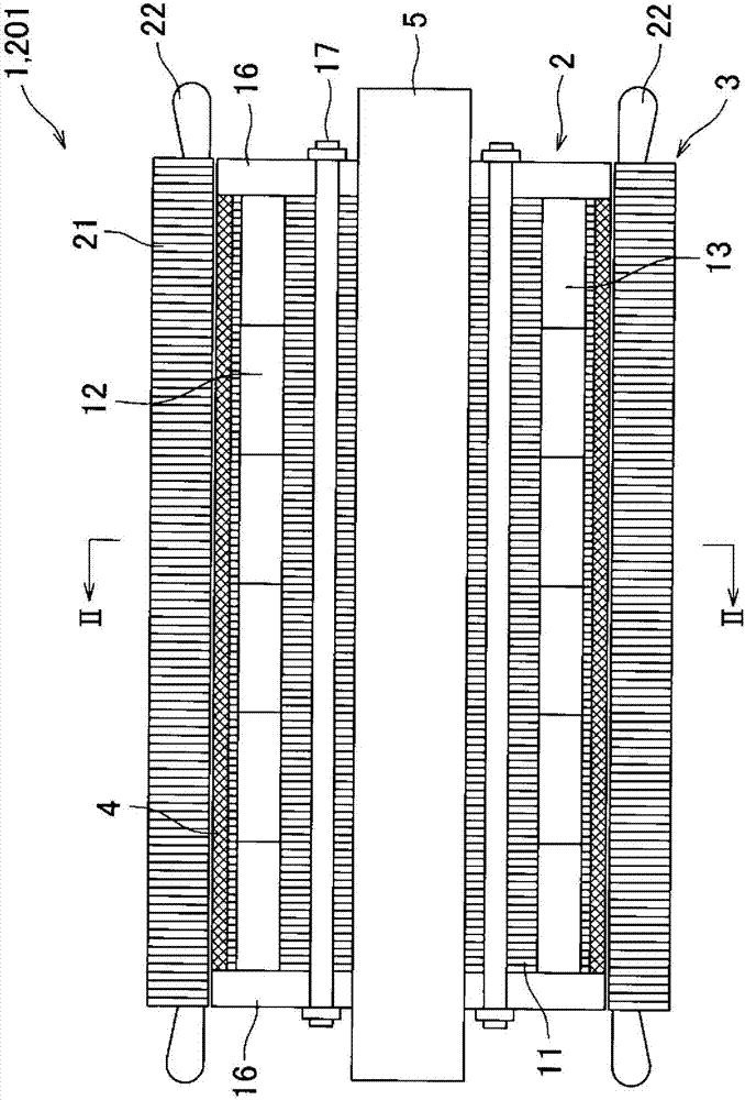 Interior magnet rotary electric machine