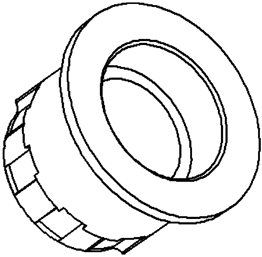 Bearing bracket structure for outer rotor motor